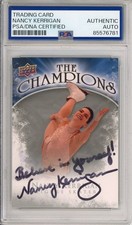 2009 UPPER DECK CHAMPIONS NANCY KERRIGAN SIGNED AUTOGRAPH PSA DNA COA OLYMPICS