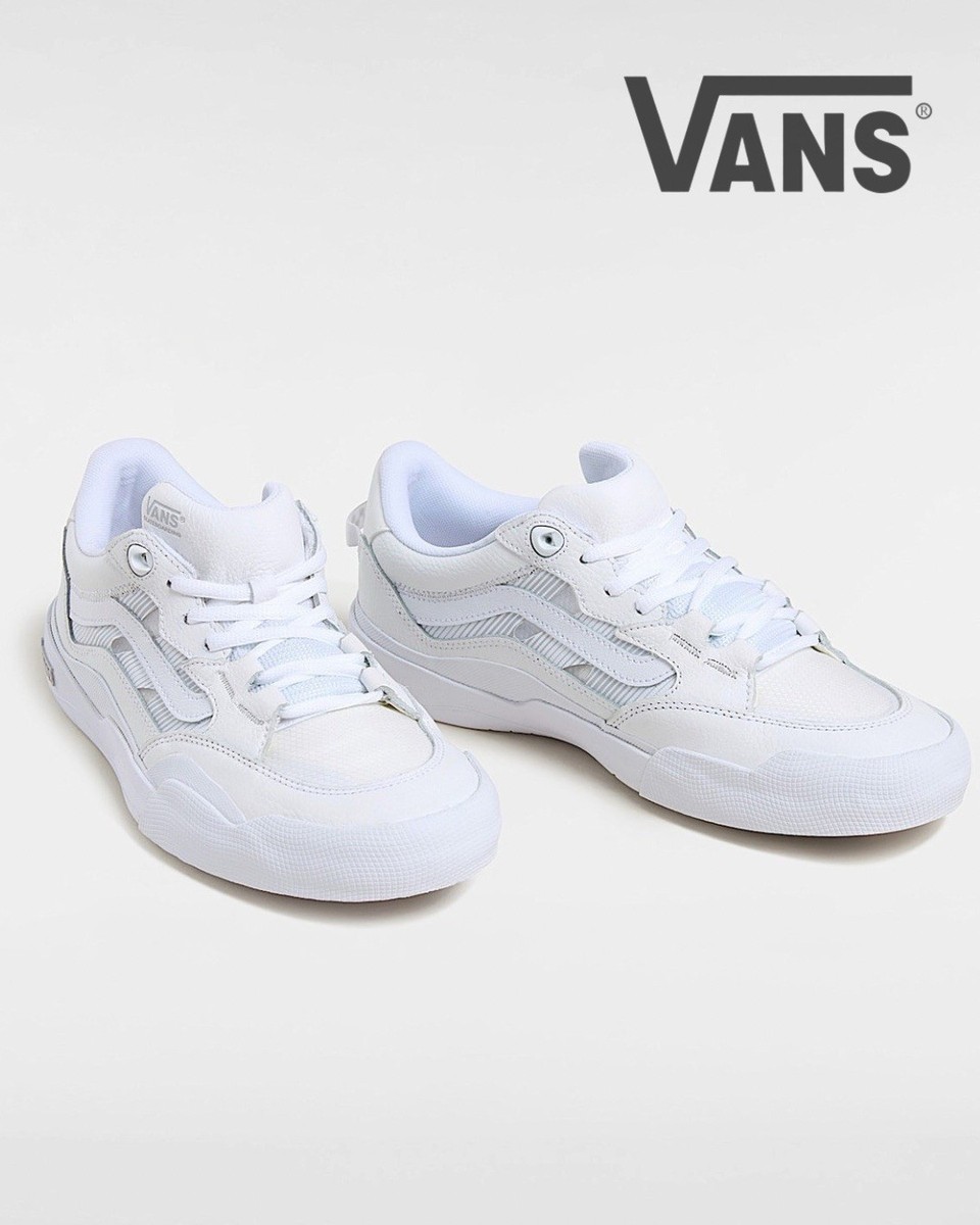 Vans Skate Wayvee 2.0 Sneaker M5/W6.5 White EUC Clean  display picture 2