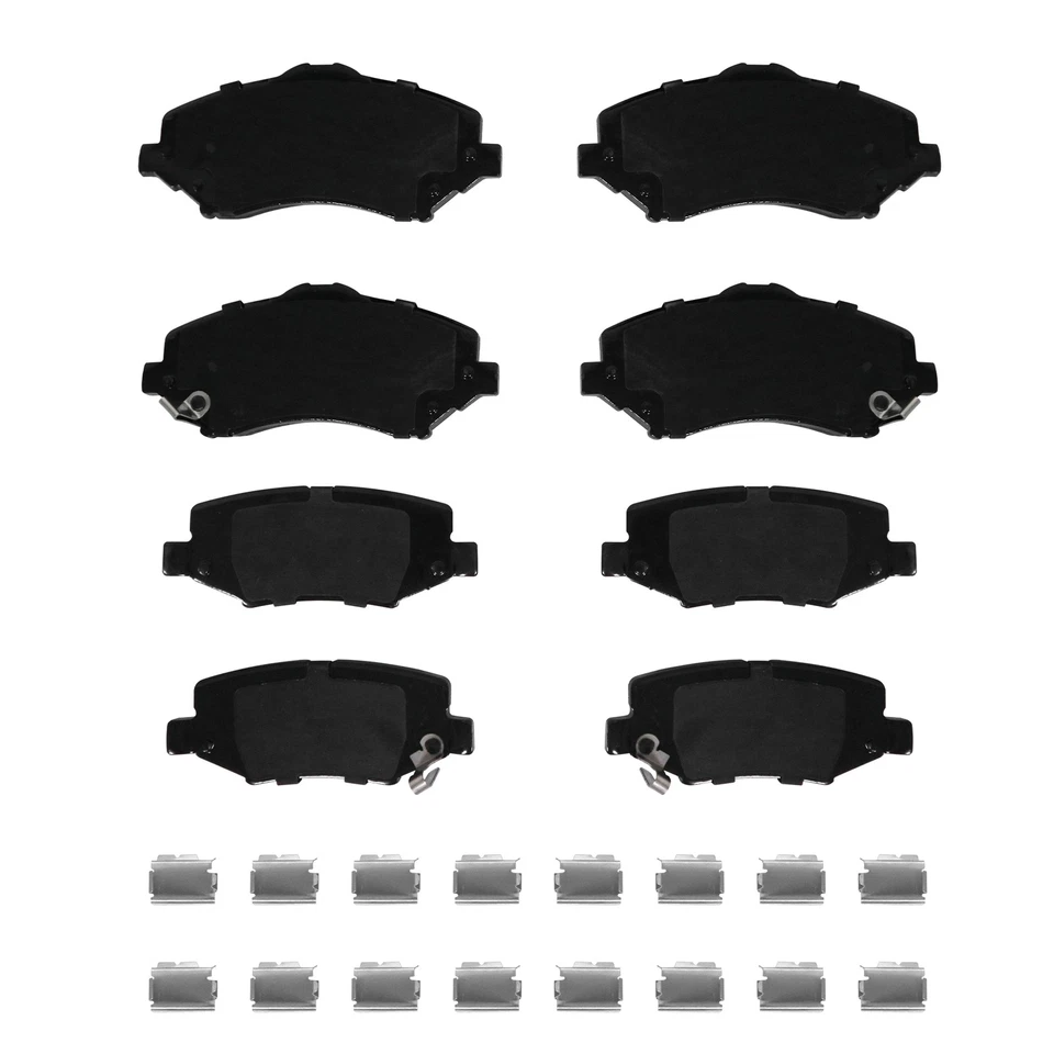 Pastillas de freno delanteras traseras de cerámica para Dodge Nitro Jeep Liberty Wrangler JK Wrangler Foto 3 de 4