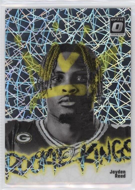2023 Panini Donruss Optic Rookie Kings Jayden Reed #19 RC v9t