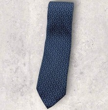 NEW VINEYARD VINES Silk Tie USA Navy Blue Fish Polka Dot W:3.5"