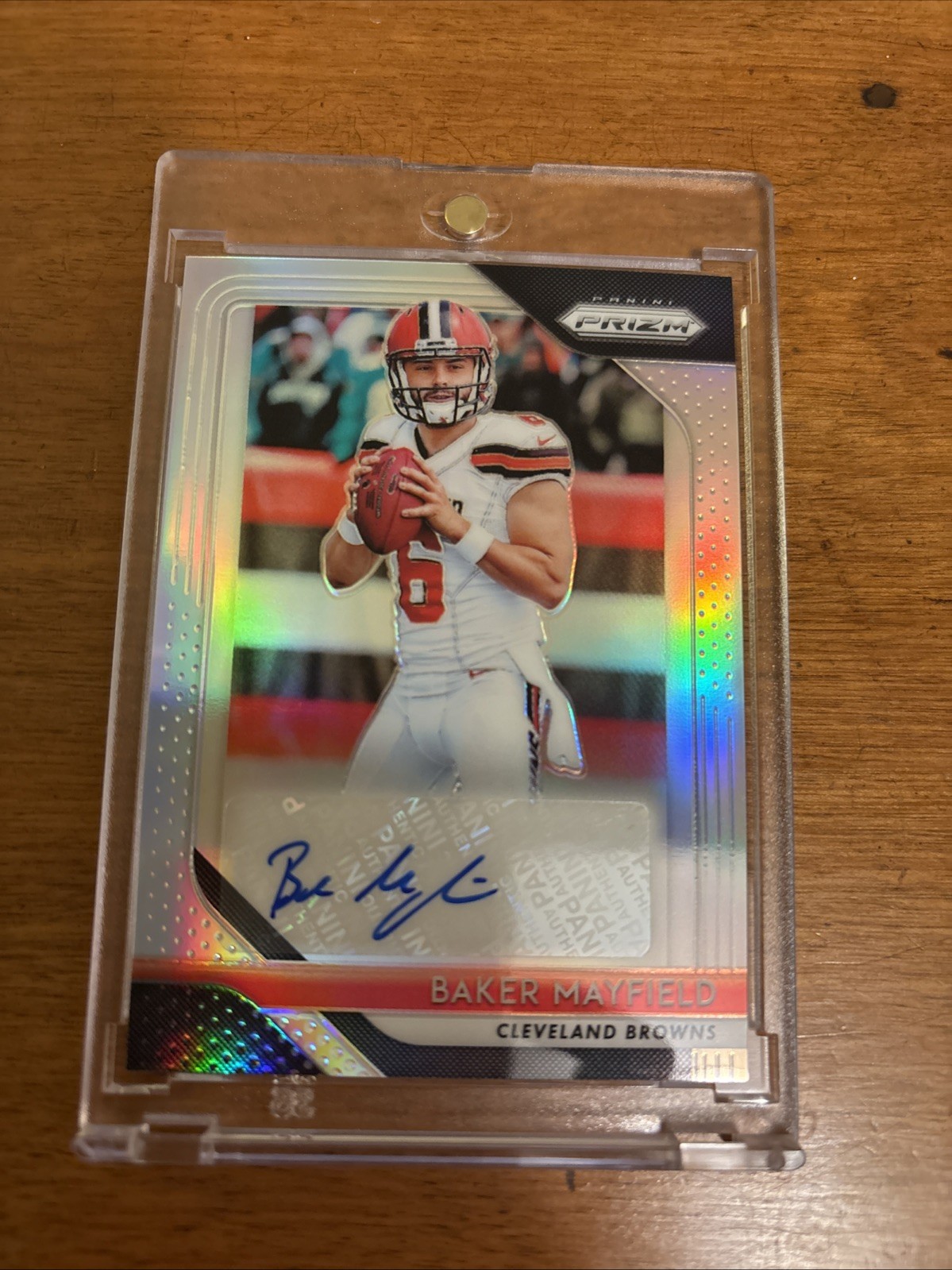 2018 Panini Prizm Rookie Autographs Baker Mayfield #RA-BM RC