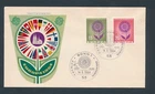 D495919 Germany FDC Europa CEPT 1964 Flower With 22 Petals