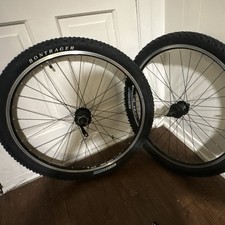 Wtb Dual Duty 26 Mtb Wheel Set Rim Brake Deore Hubs Qr W Tires Wtb Dual Duty 26 Mtb Wheel Set Rim Brake Deore Hubs Qr W Tires