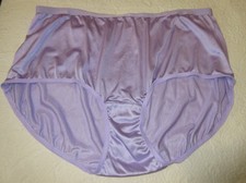 vtg COMFORT CHOICE sheer nylon PURPLE SISSY GRANNY panties brief sz 12 / 5XL