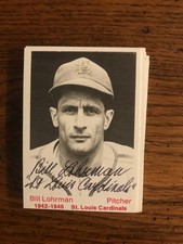 Bill Lohrman Autograph 1975 TCMA Baseball Card (17.361