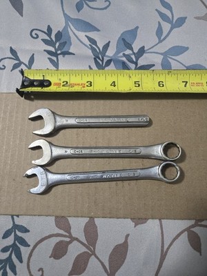 S-K Wayne Tools Combination Wrench (2) C-16 1/2''  12-Point USA SK Tool +C-18