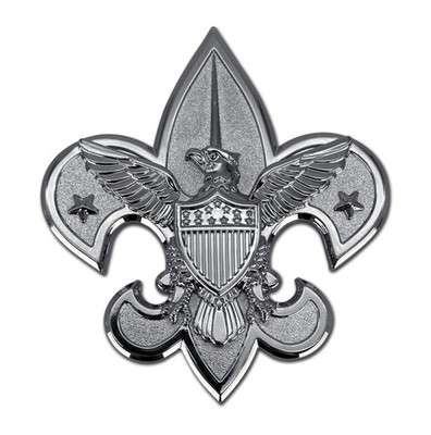 NEW Scouting America Metal Auto Emblem Boy Scouts of America 2.85'' x 3.1''