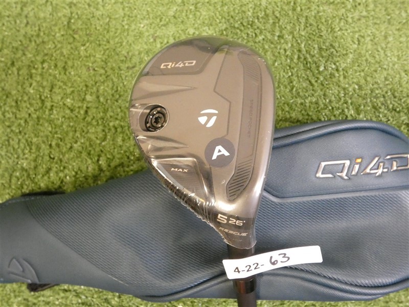 TaylorMade 2026 Qi4D Max 26* 5 Hybrid Rescue REAX 50 A Senior
