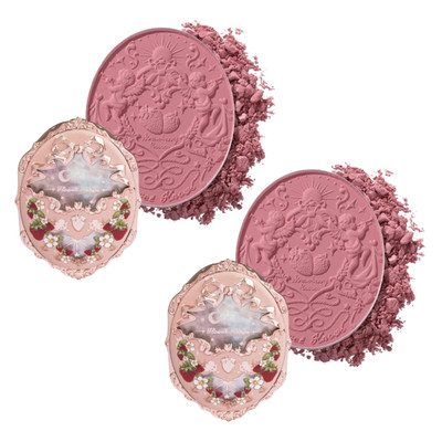 Flower Knows Strawberry Rococo Series Cheek Blush 05 Berry Mary Set of 2