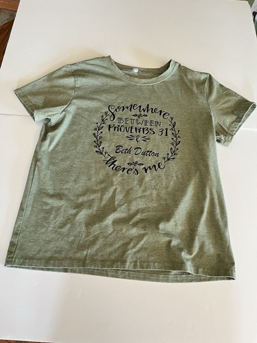 Yellowstone Damen-T-Shirt „Beth Dutton“ – Weiß, Mit Kaffeetassen-Design, 97% Baumwolle