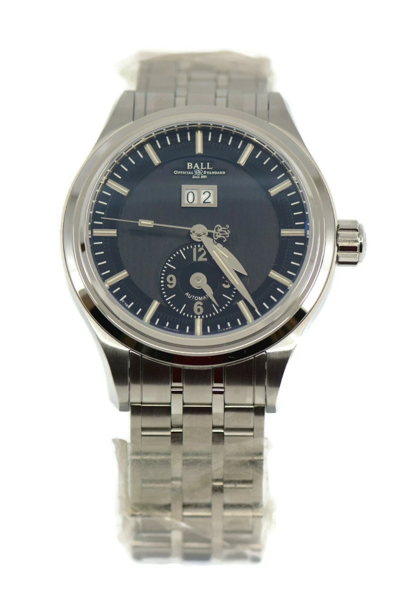Ball Trainmaster First Flight Stainless Steel Watch GM1056D S2J BK