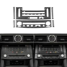 Soft Carbon Fiber CD Panel Trim For Lexus RC300/350/200T 2015-2024