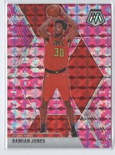 19-20 Mosaic Pink #34 Damian Jones Base Hawks
