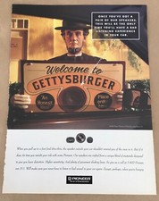 Pioneer speakers 1994 print ad retro 1990s art advertising Lincoln drive thru