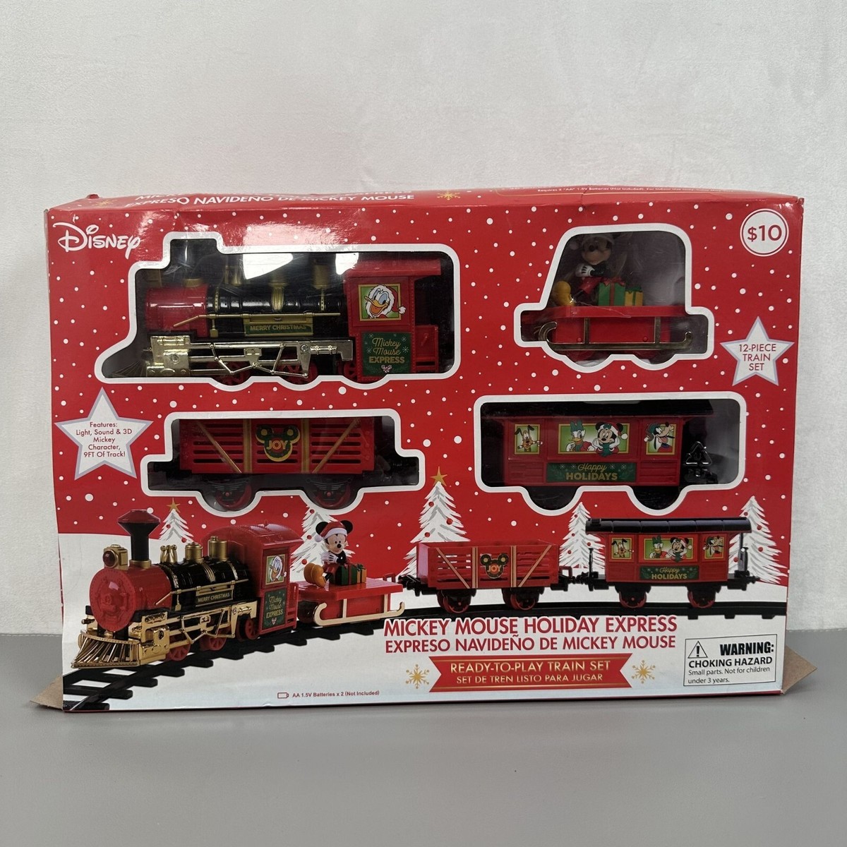 RUZ Disney Mickey Mouse Christmas Holiday Express Play Train Set