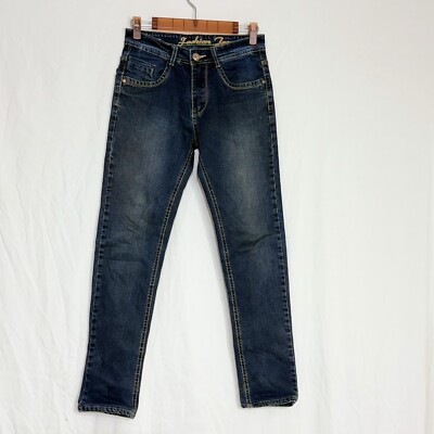 DSQUARED2 VL Size 28x28 Blue Jeans Men s Women s Unisex Dark Wash Mid Rise EUC