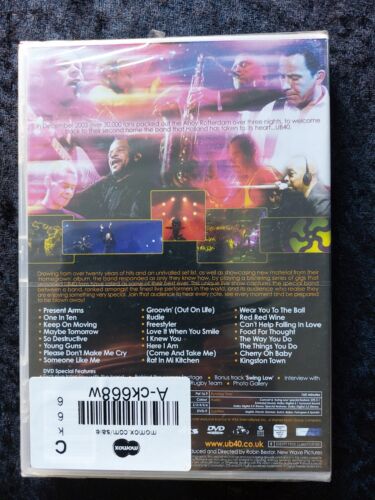 UB40 HOMEGROWN IN HOLLAND LIVE DVD**MUSIC CONCERT**NEW & SEALED - Picture 2 of 2