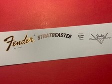 Fender CBS Stratocaster Guitar Waterslide Headstock Decal Metallic Inks