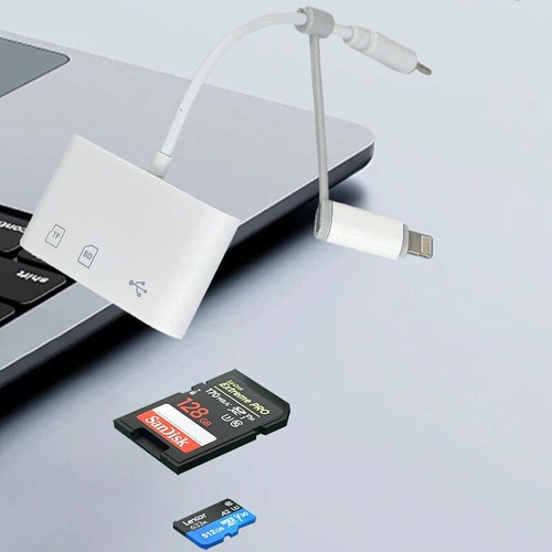 Type C Card Reader SD TF Memory Card Reader USB C OTG Adapter High Speed - Photo 3/15