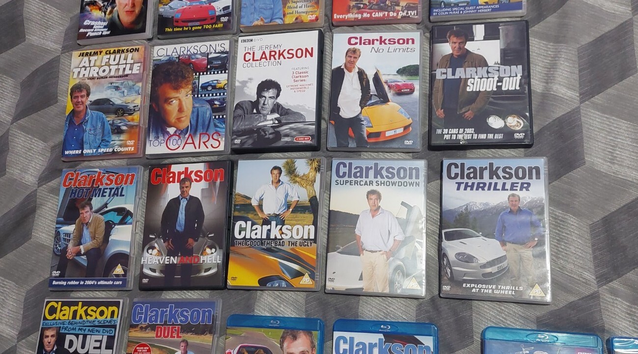 Jeremy CLARKSON DVD's Complete Set Top Gear Blu Ray eBay
