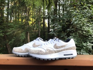 Nike Air Max 1 Golf Shoes NRG TXT Snakeskin Size 8 BRAND NEW | eBay