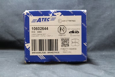 ATEC brake pads 10602644 brake pads front WVA 24632 Nissan Qashqai (kfz66)