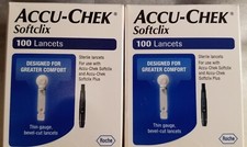 "NEW" Accu-Chek SoftClix Lancets 200 Ct. 08-27 Exp./"NEW" Lancing Device  Case 