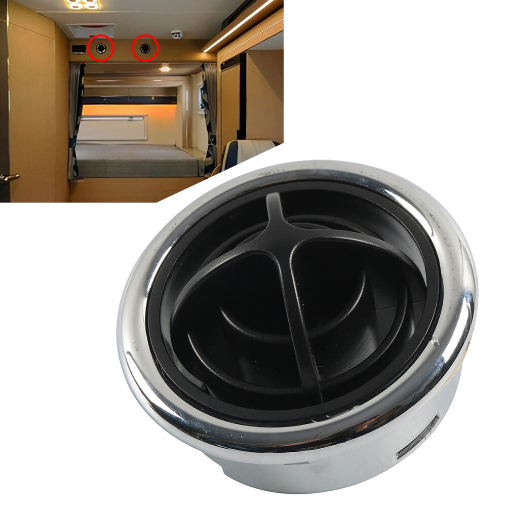 Chrome Air Vent Round Air Conditioning Outlet For Cars Home Engineering Vehicles