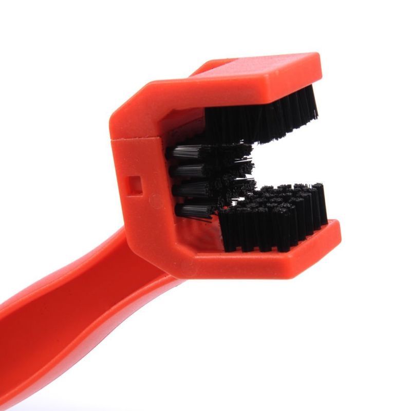 Gear Cleaner Motorcycle Bike Chain Cleaning Brush Portable Tool Washing Scrubber