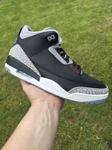 Size 12 - Air Jordan 3 Retro OG 2024 Black Cement