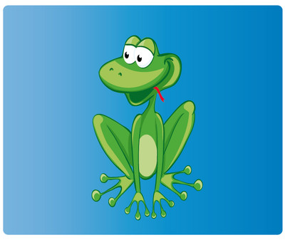 Mousepad Textil Frosch Motiv Nr. 15 Mauspad