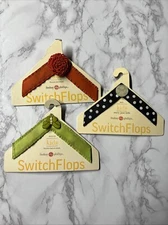 KIDS Lindsay Phillips SwitchFlops Straps Size Med Fits 12/13 Lot of 3