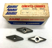 (10 PCS) ADAMAS VNMG 433A GRADE: 548 CEMENTED CARBIDE INSERTS