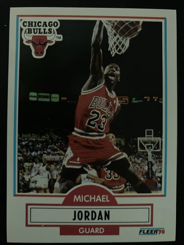 Michael Jordan 1990-1991 1990 Fleer Card #26 (616)