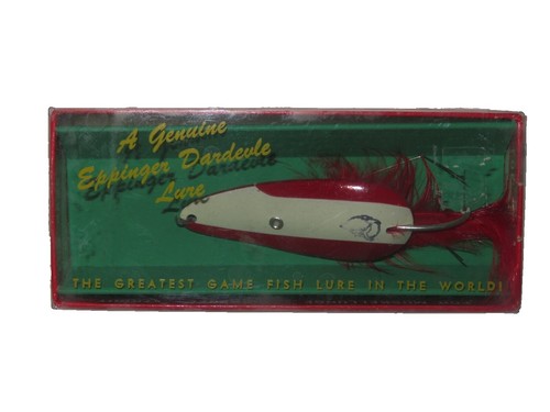 Vintage Tony Accetta River Devil Fishing Lure in original box with