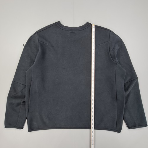 Nike Mens Tech Fleece Sweatshirt Black XL Pullover Sweater Gym CU4505 010 - Picture 9 of 13