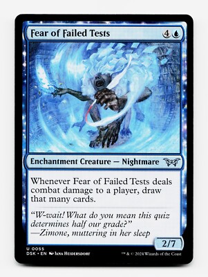Fear of Failed Tests - Duskmourn - MTG Magic  