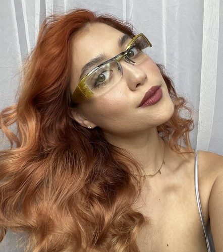 Nuevo marco de gafas para mujer ALAIN MIKLI AL07570021 54 mm amarillo semi-sin montura” - Imagen 10 de 12