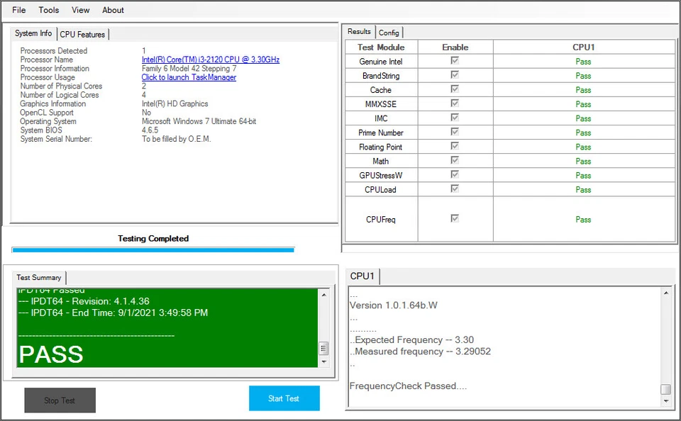 Intel Core i3-2120 3.3GHz Dual-Core LGA1155 Processor - Image 3 of 4