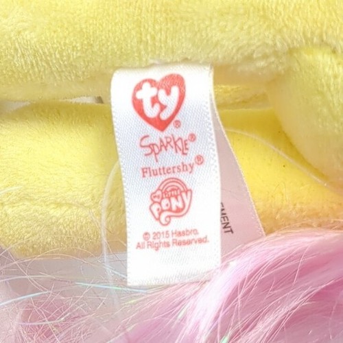 My Little Pony Peluche Fluttershy Rainbow Dash, Pozione Nova Giallo Ty Sparkle MLP - Foto 6 di 18