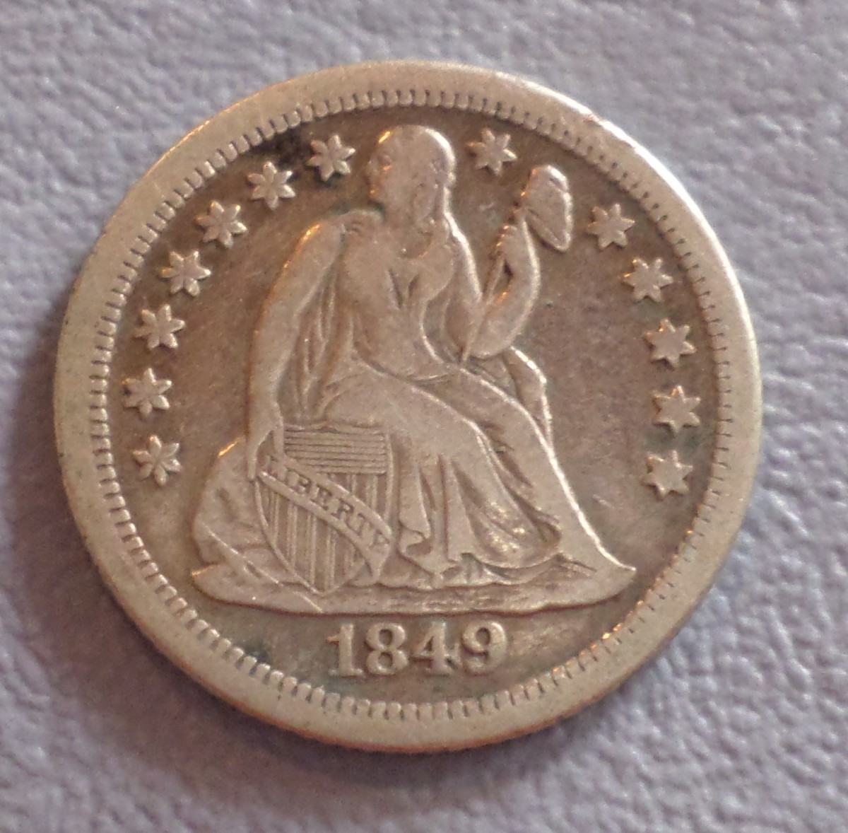 USA US COIN 1 DIME 1849 o XF+ | eBay