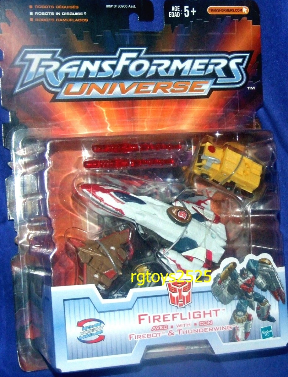 Transformers Universe Fireflight W Con Firebot & Thunderwing 2004