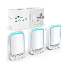 Air Ionizers for Home (3 Pack), Negative Ion Generator, Quiet Air Freshener f...