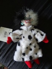 VINTAGE DISNEY STORE PLUSH CRUELLA DEVILLE NEW WITH TAGS