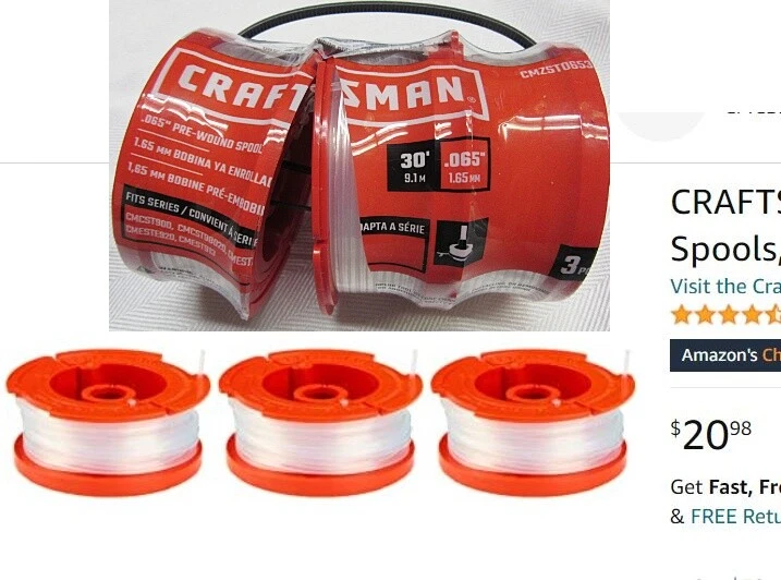 Craftsman trimmer line deals