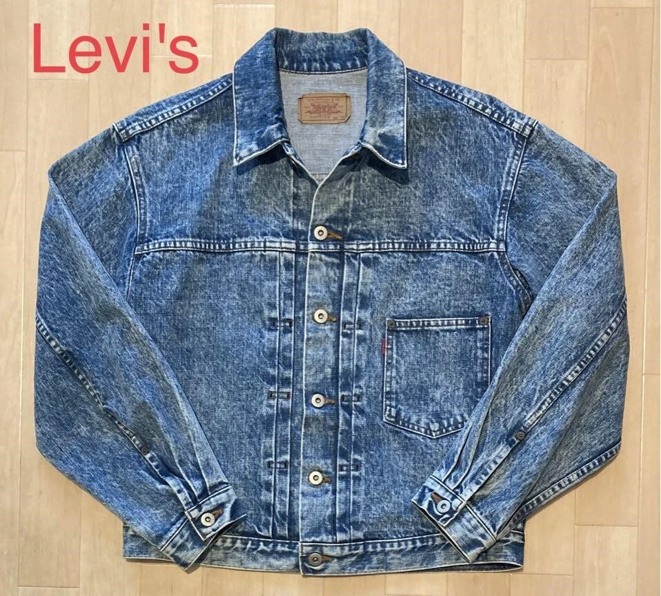 Levi's Denim Jacket 1st 70701XX Reprint Blue Men's Outerwear Jacket Blouson  Used | eBay