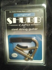 SHUBB C1B for Steel String Guitar Original Capo NEW FREE SHIPPING