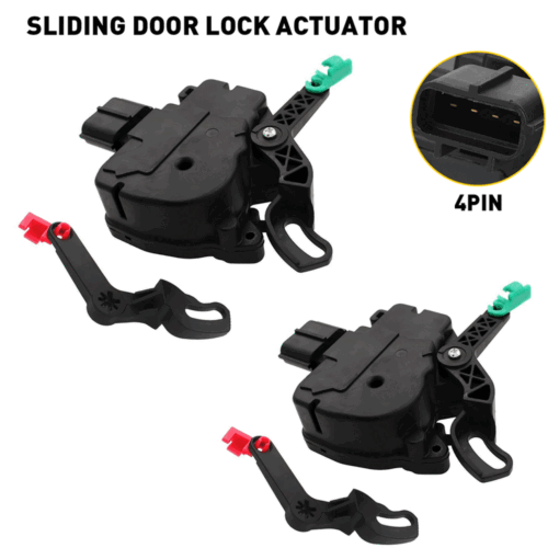 2) Power Sliding Door Lock Actuator Motor Rear For Chrysler,Dodge Grand Caravan - Picture 13 of 13