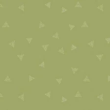 Dear Stella Fabric -Triangle Dot - Olive - SRR613 - BY THE YARD